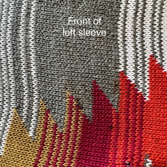 Delia McKain Petites Vintage Southwestern Knit Long Sleeve Sweater Women’s Small - Picture 10 of 11